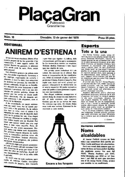 Plaça Gran, 13/1/1979 [Issue]