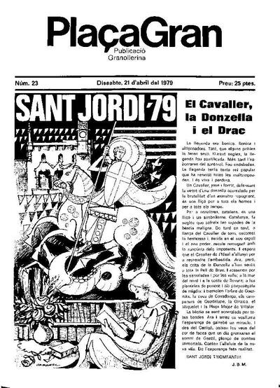 Plaça Gran, 21/4/1979 [Issue]