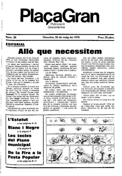 Plaça Gran, 26/5/1979 [Issue]