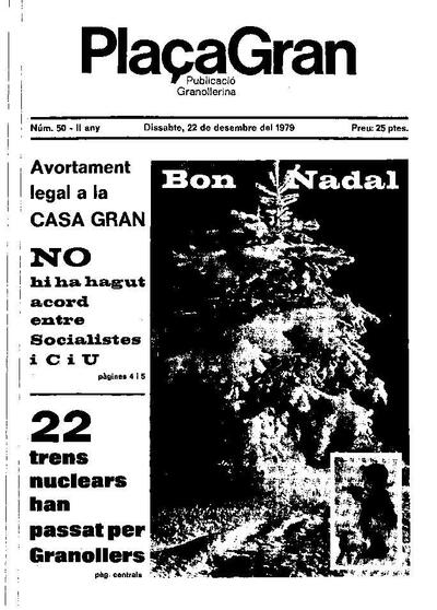 Plaça Gran, 22/12/1979 [Issue]