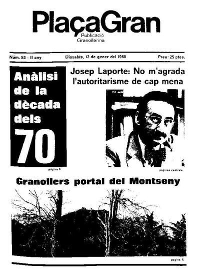 Plaça Gran, 12/1/1980 [Issue]