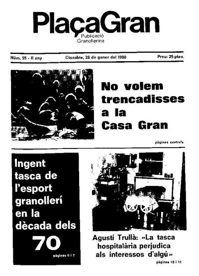 Plaça Gran, 26/1/1980 [Issue]