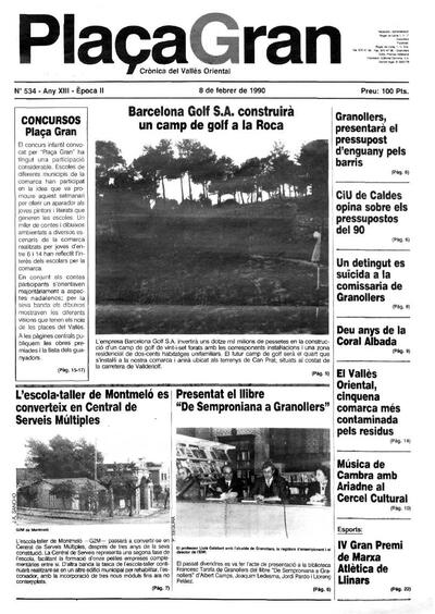 Plaça Gran, 8/2/1990 [Issue]
