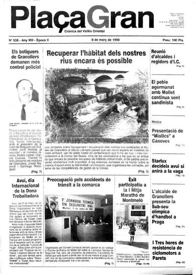 Plaça Gran, 8/3/1990 [Issue]