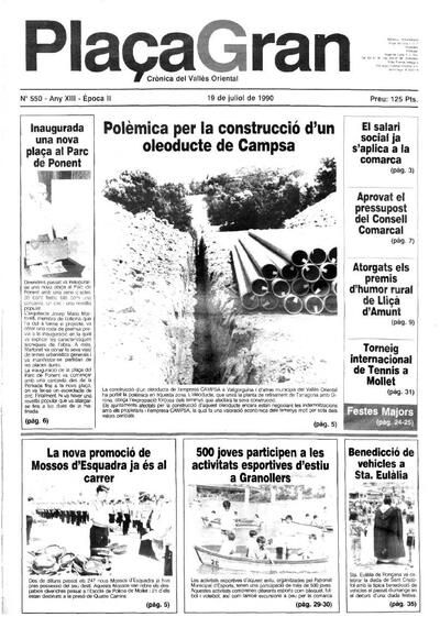 Plaça Gran, 19/7/1990 [Ejemplar]