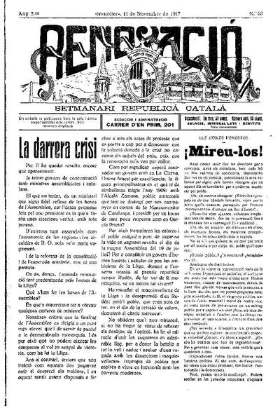 Renovació, 11/11/1917 [Exemplar]