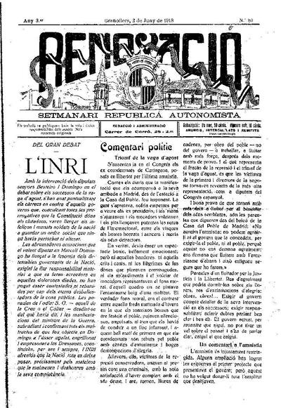 Renovació, 2/6/1918 [Issue]