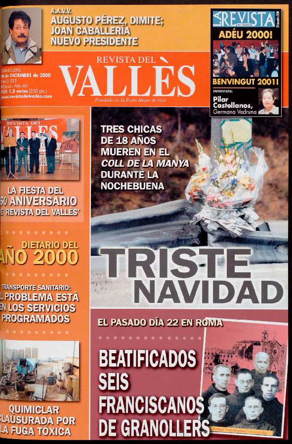 Revista del Vallès, 29/12/2000 [Ejemplar]