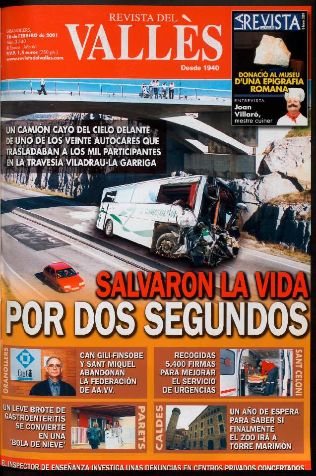 Revista del Vallès, 16/2/2001 [Issue]