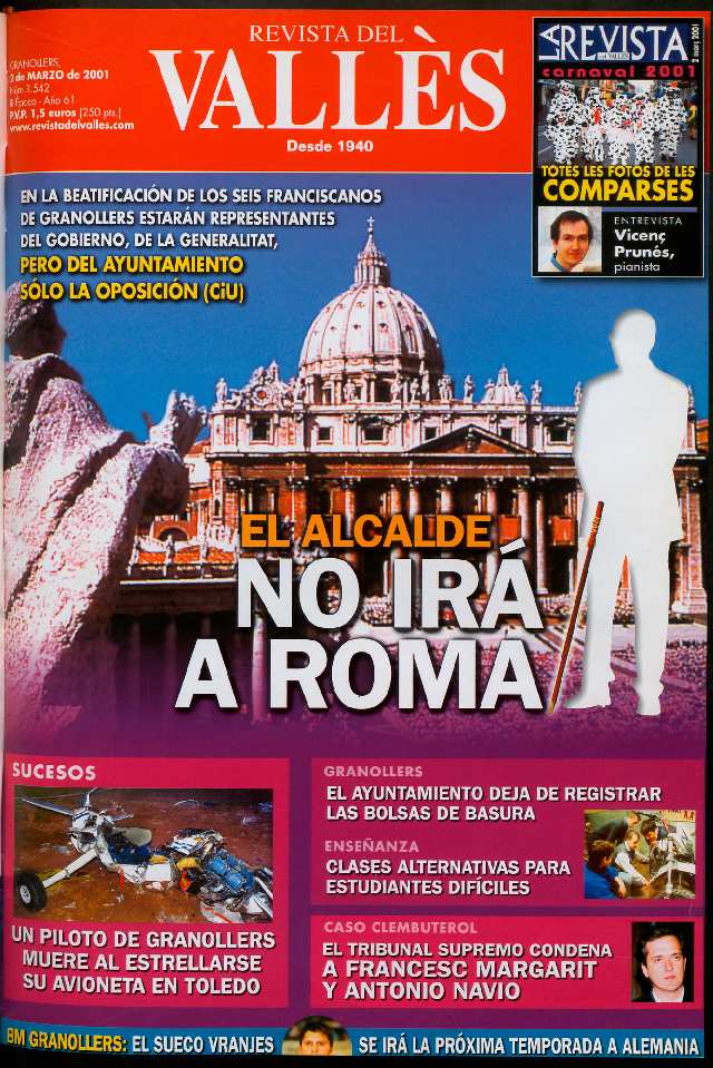 Revista del Vallès, 2/3/2001 [Issue]