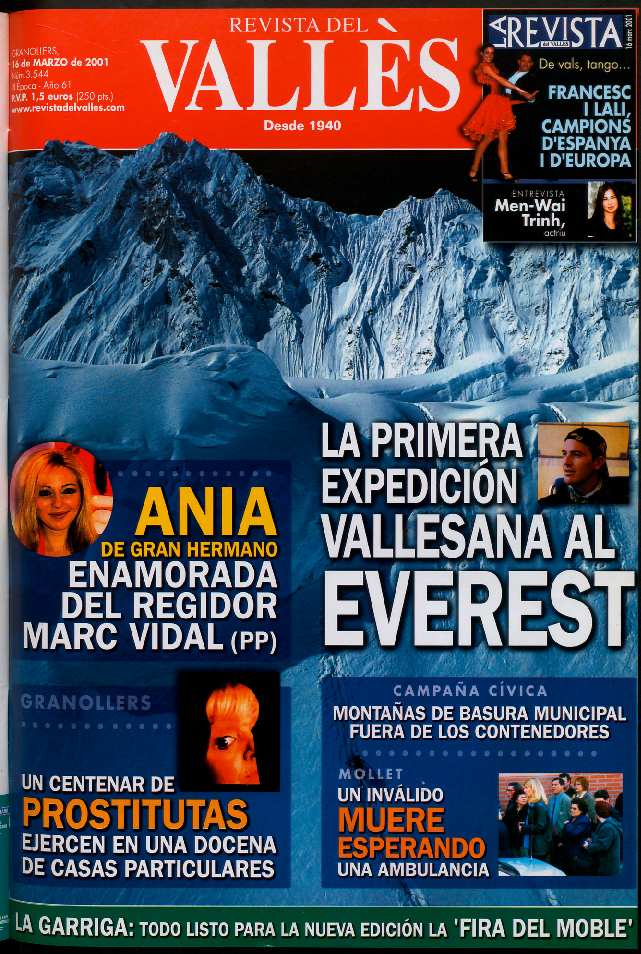 Revista del Vallès, 16/3/2001 [Ejemplar]