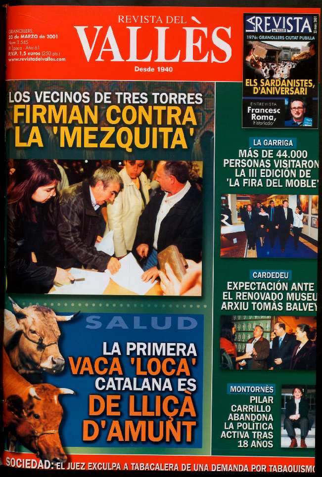 Revista del Vallès, 23/3/2001 [Ejemplar]