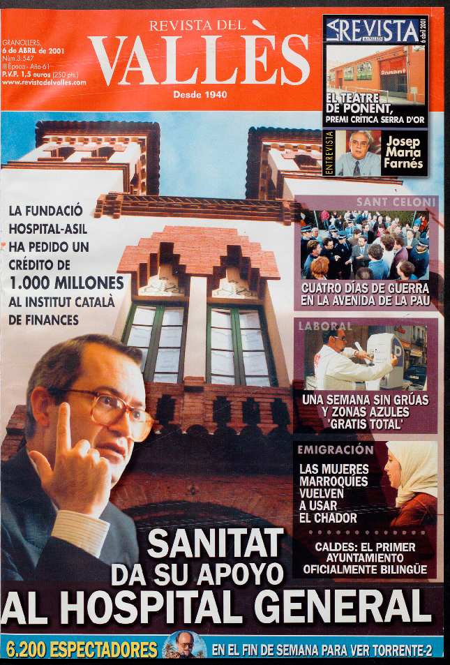 Revista del Vallès, 6/4/2001 [Ejemplar]