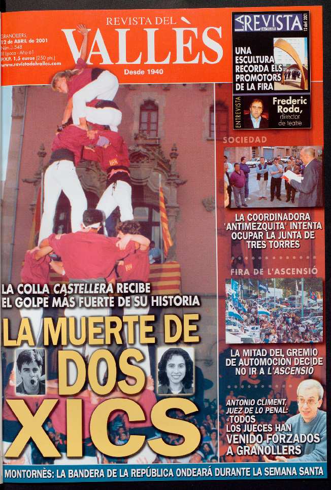 Revista del Vallès, 12/4/2001 [Issue]