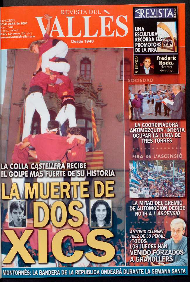 Revista del Vallès, 12/4/2001 [Ejemplar]