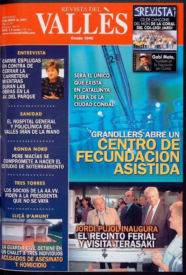 Revista del Vallès, 4/5/2001 [Issue]