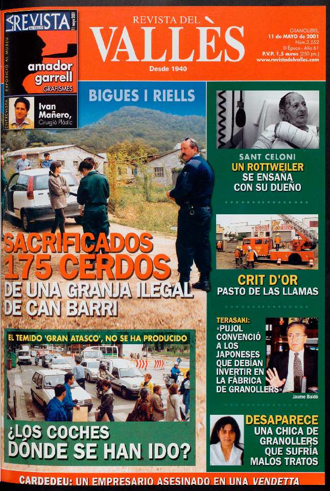 Revista del Vallès, 11/5/2001 [Issue]