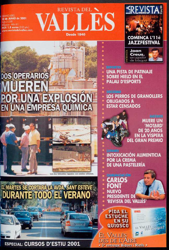 Revista del Vallès, 22/6/2001 [Issue]