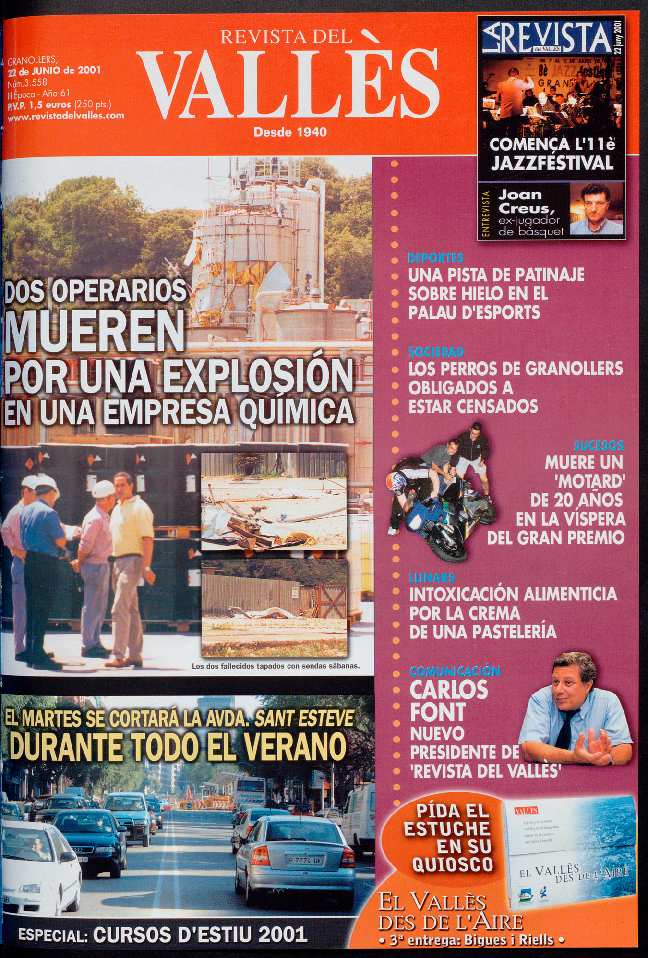 Revista del Vallès, 22/6/2001 [Ejemplar]