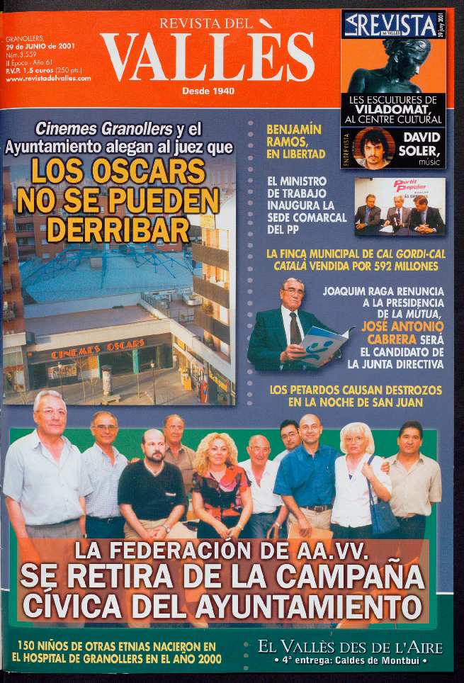 Revista del Vallès, 29/6/2001 [Issue]