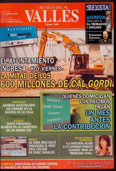 Revista del Vallès, 13/7/2001 [Issue]
