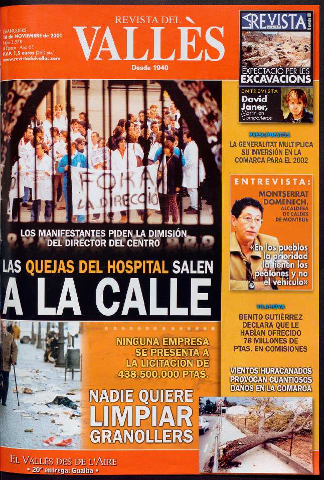 Revista del Vallès, 16/11/2001 [Ejemplar]