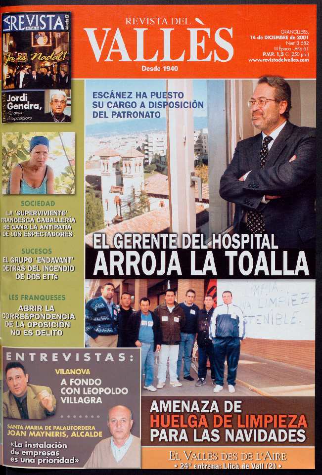 Revista del Vallès, 14/12/2001 [Ejemplar]