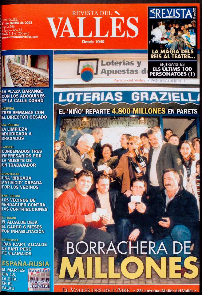 Revista del Vallès, 11/1/2002 [Ejemplar]