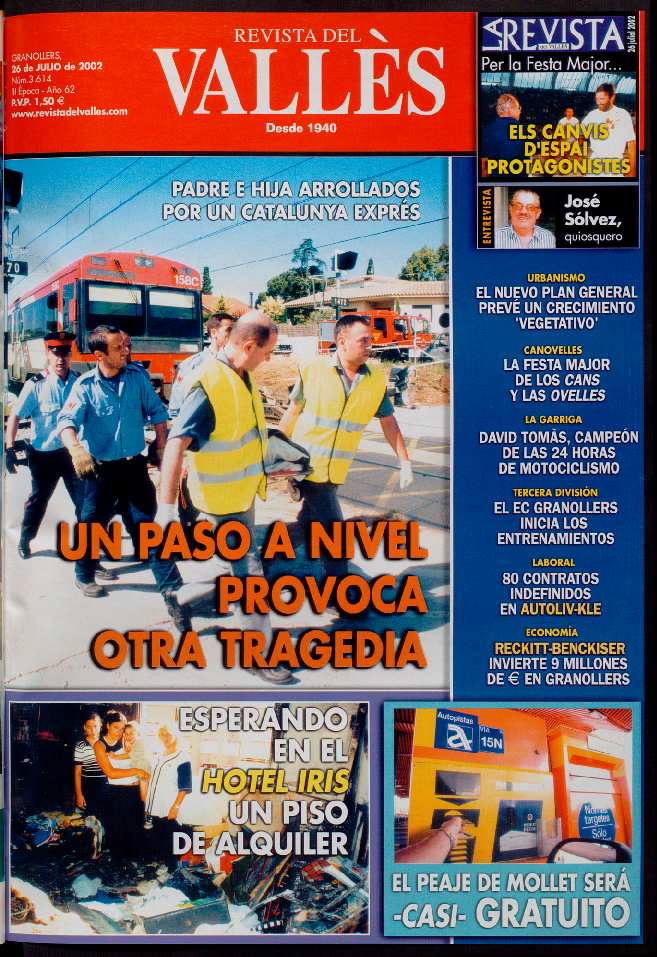 Revista del Vallès, 26/7/2002 [Issue]