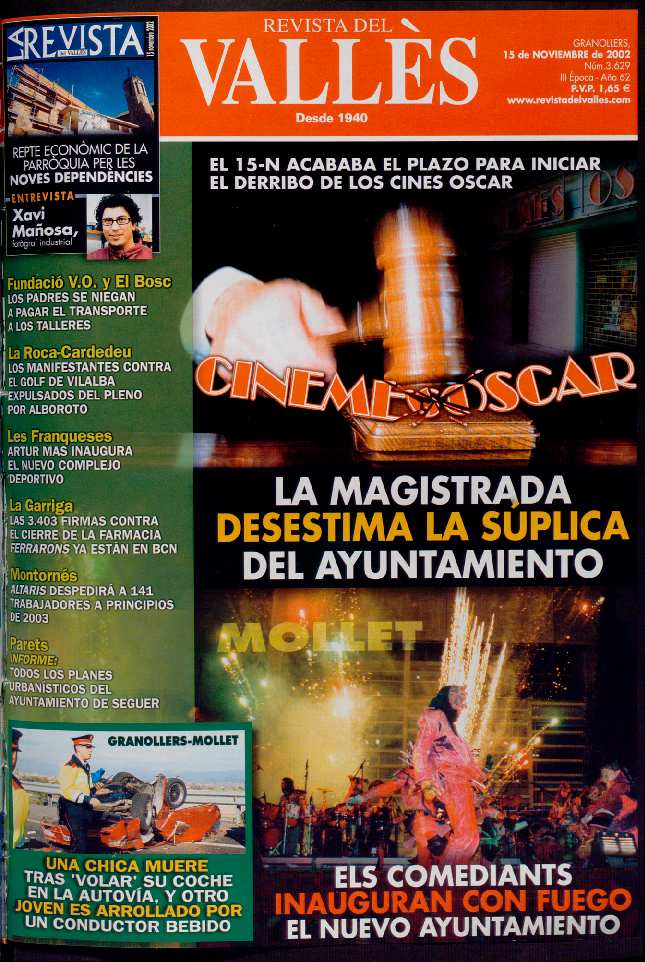 Revista del Vallès, 15/11/2002 [Issue]