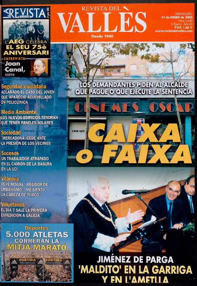 Revista del Vallès, 31/1/2003 [Issue]