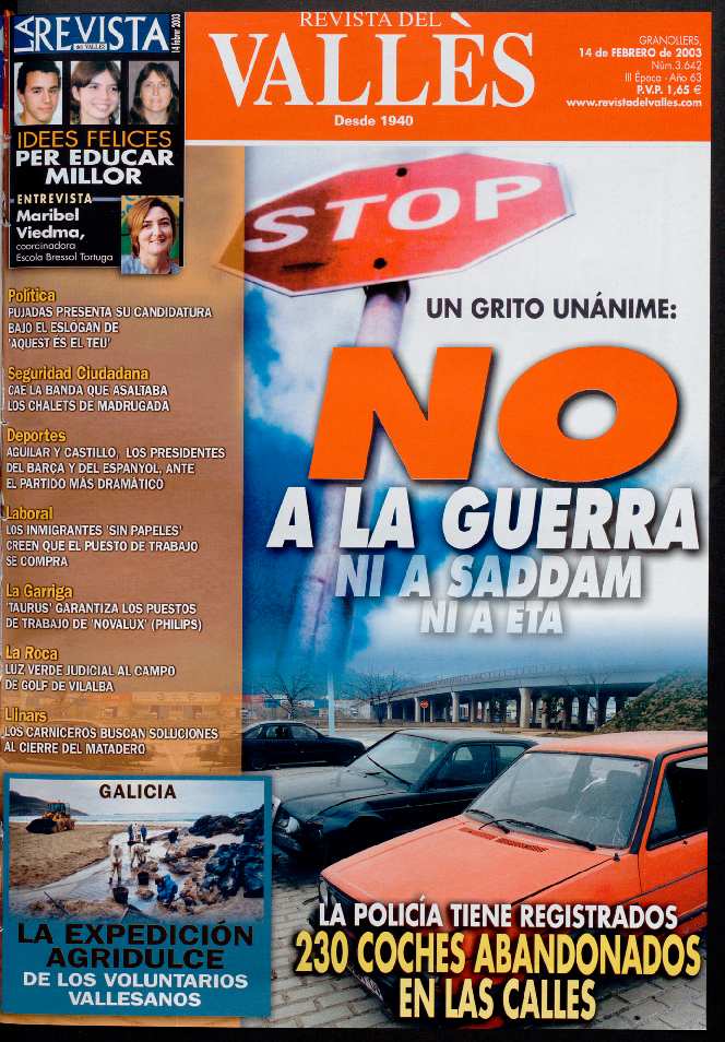 Revista del Vallès, 14/2/2003 [Issue]