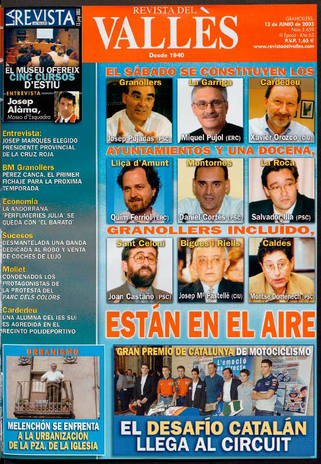Revista del Vallès, 13/6/2003 [Ejemplar]