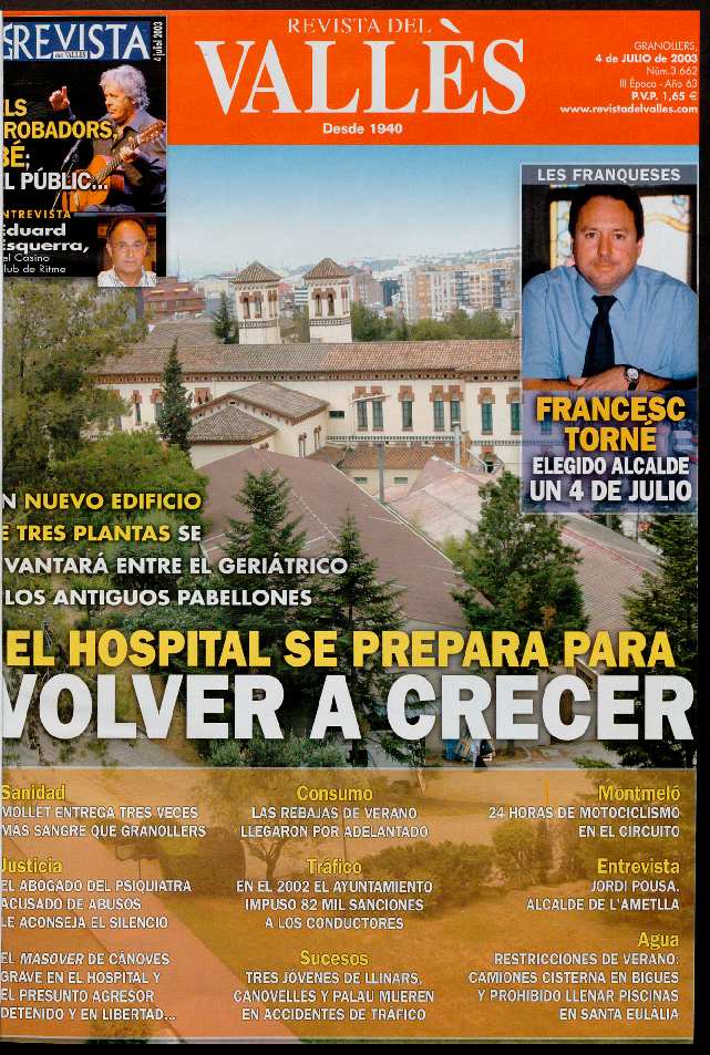 Revista del Vallès, 4/7/2003 [Ejemplar]