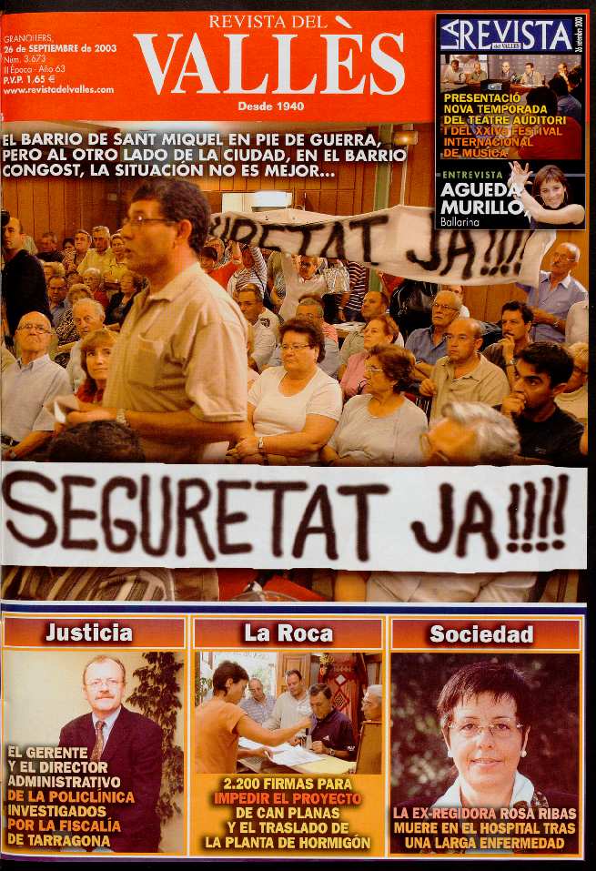 Revista del Vallès, 26/9/2003 [Ejemplar]