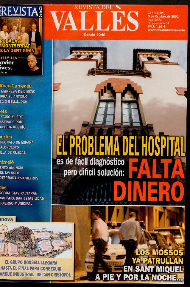 Revista del Vallès, 3/10/2003 [Issue]