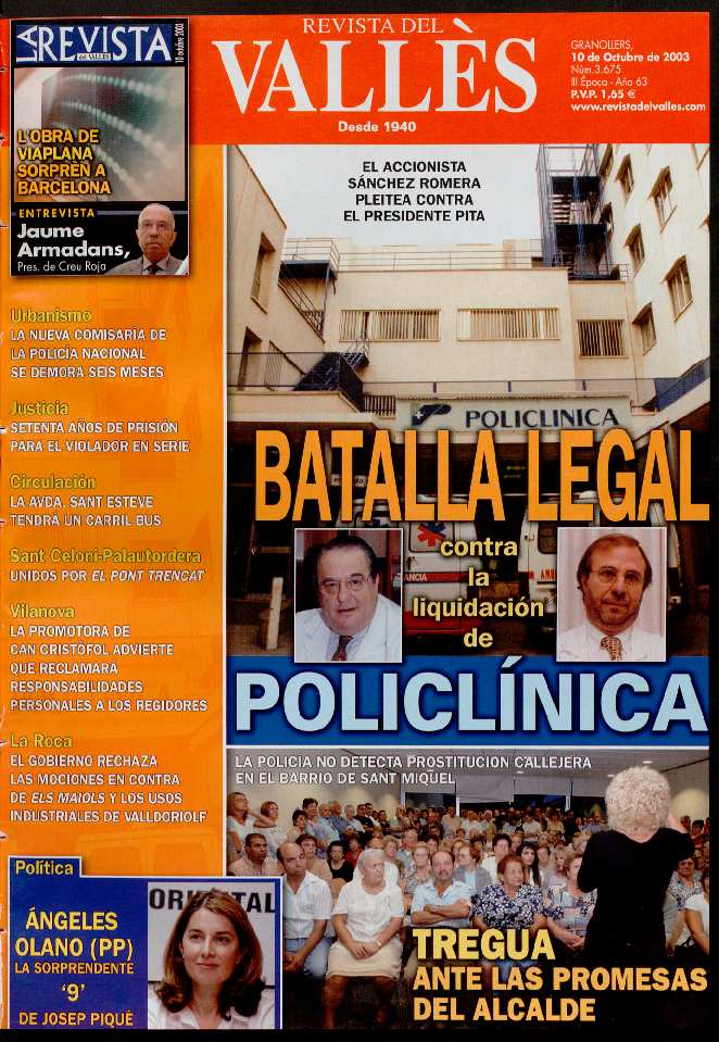 Revista del Vallès, 10/10/2003 [Ejemplar]
