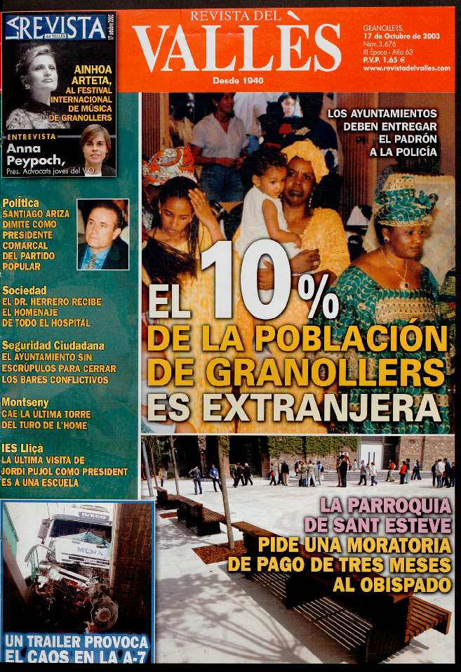 Revista del Vallès, 17/10/2003 [Ejemplar]