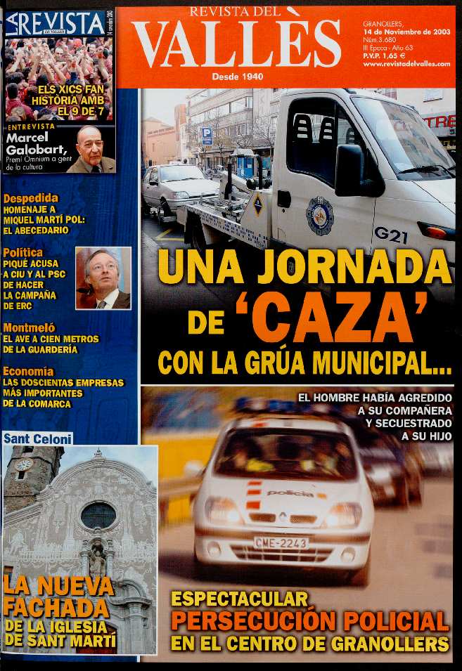 Revista del Vallès, 14/11/2003 [Ejemplar]