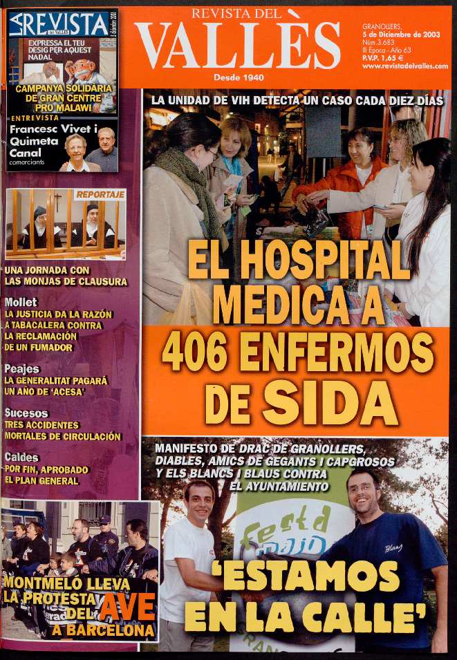 Revista del Vallès, 5/12/2003 [Ejemplar]