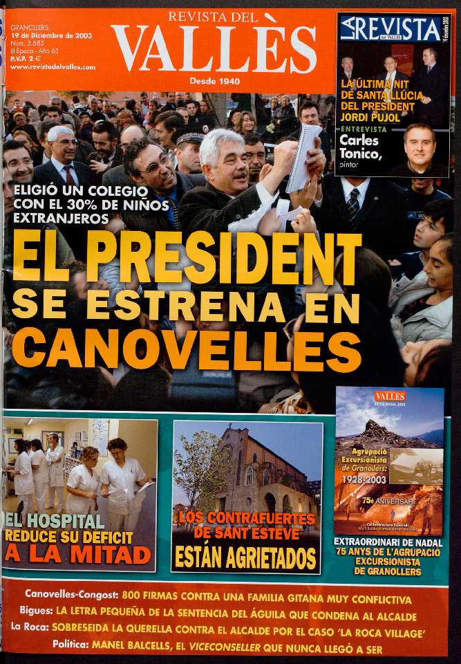Revista del Vallès, 19/12/2003 [Ejemplar]