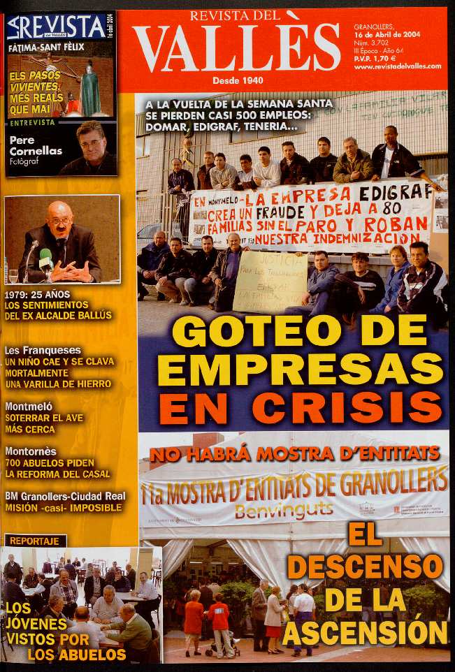 Revista del Vallès, 16/4/2004 [Ejemplar]