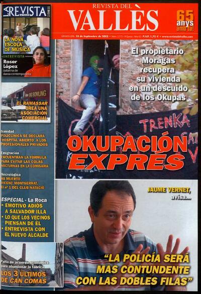 Revista del Vallès, 23/9/2005 [Ejemplar]