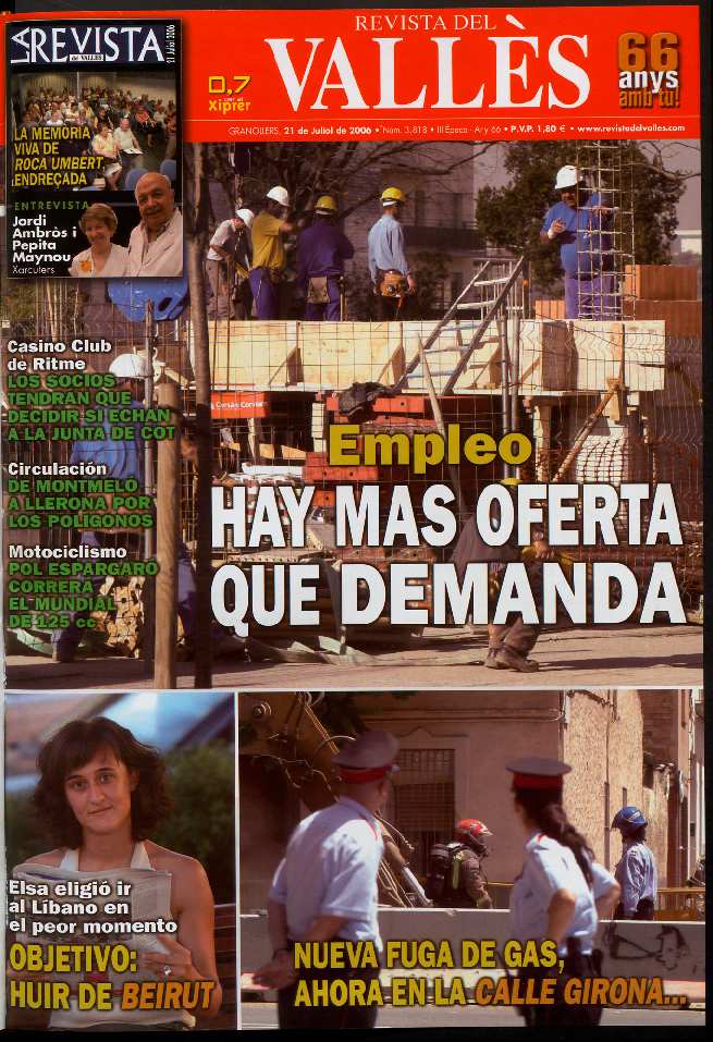 Revista del Vallès, 21/7/2006 [Issue]