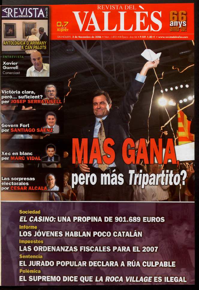 Revista del Vallès, 3/11/2006 [Issue]