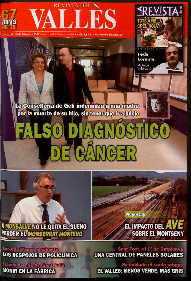 Revista del Vallès, 16/2/2007 [Ejemplar]