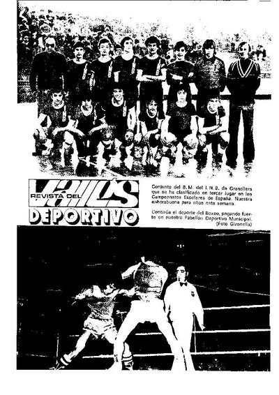 Revista del Vallès, 24/5/1977, Revista del Vallés Deportivo [Issue]