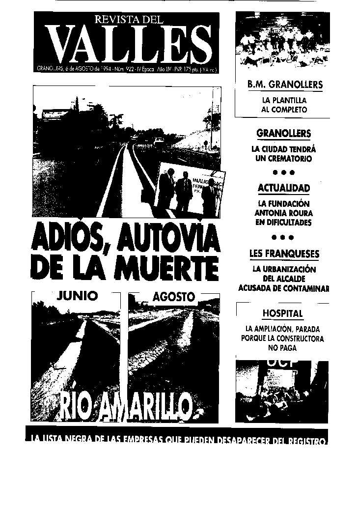 Revista del Vallès, 6/8/1994 [Exemplar]