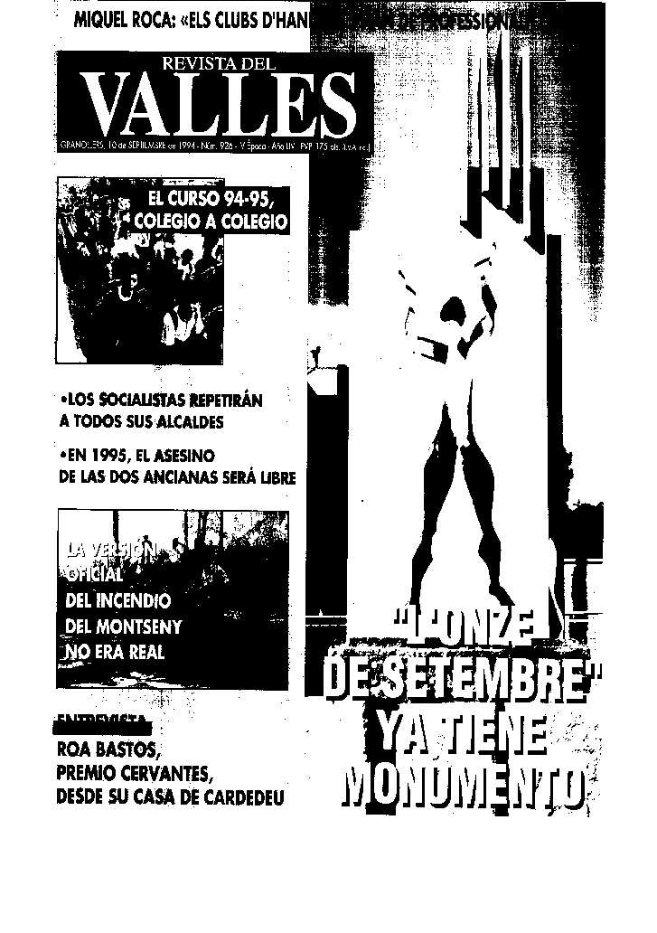 Revista del Vallès, 10/9/1994 [Exemplar]