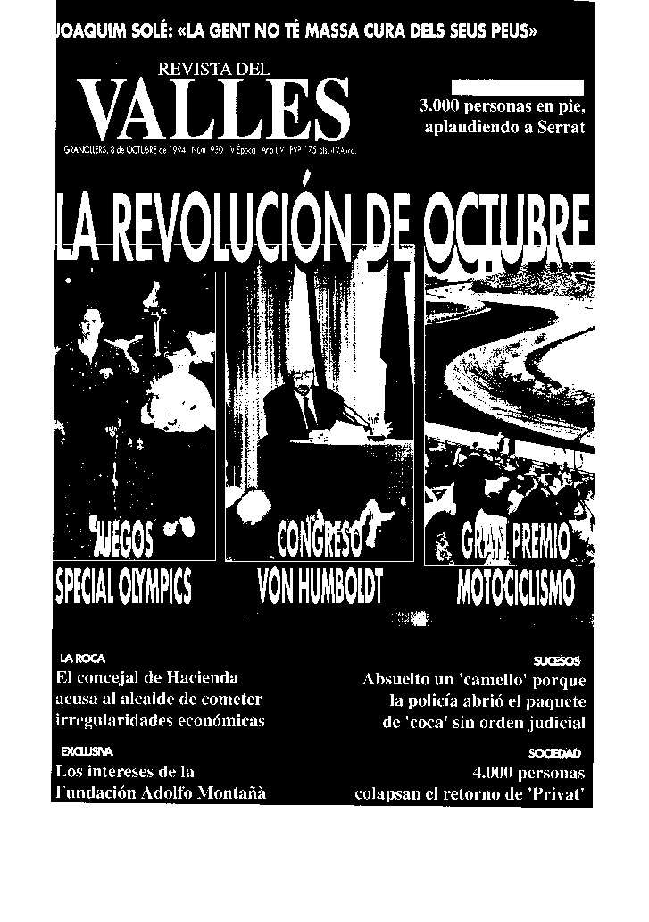 Revista del Vallès, 8/10/1994 [Exemplar]